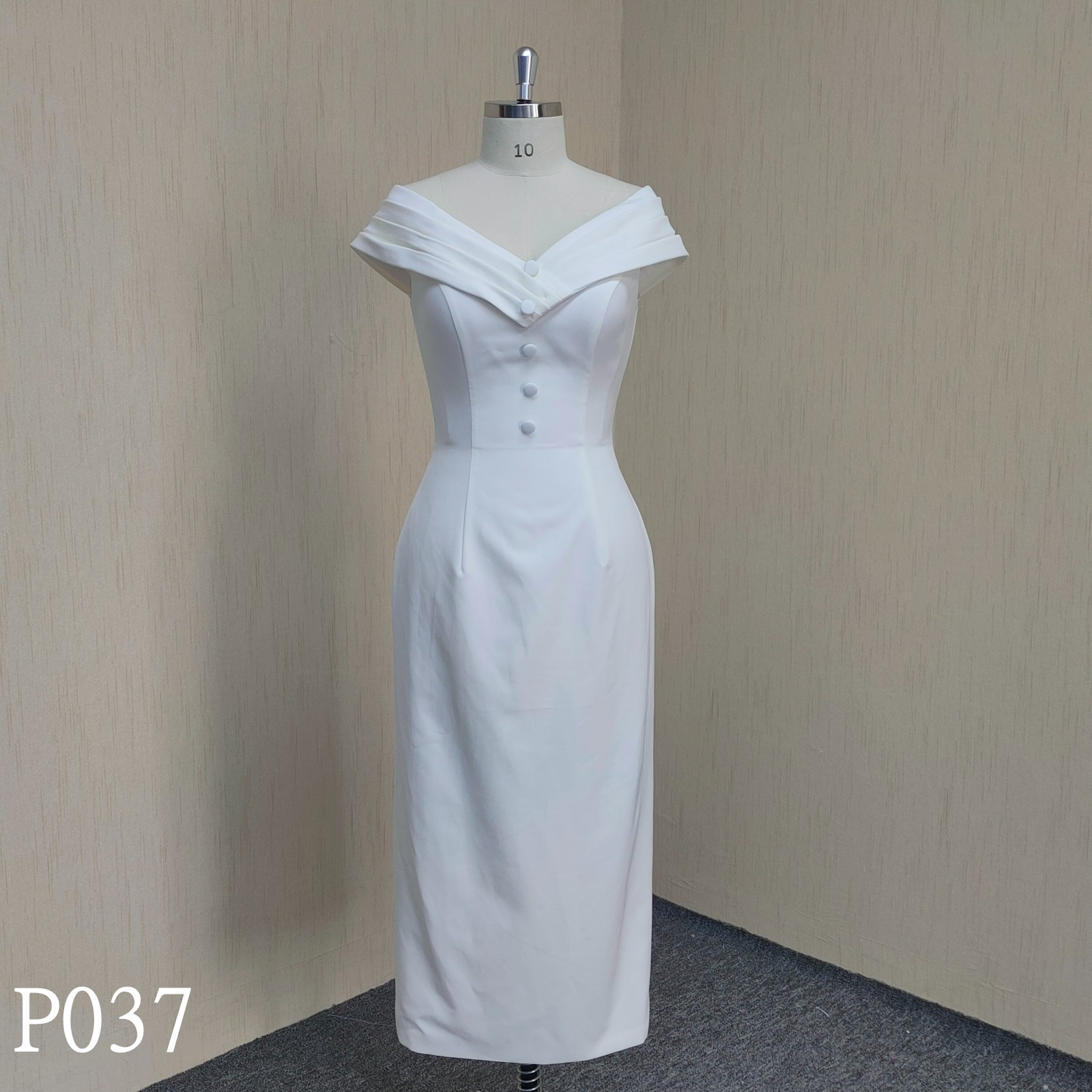 P037 V-neck Mermaid Wedding Dress Fashion design