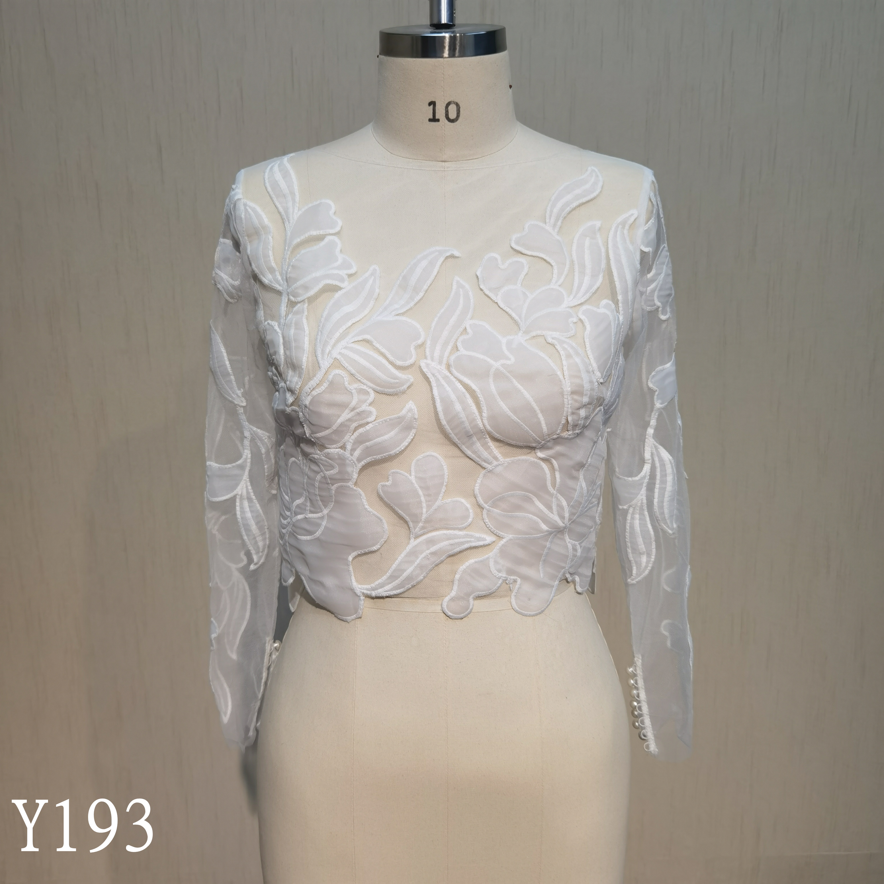 Y193 Detachable top with applique Wedding dresses  made in China