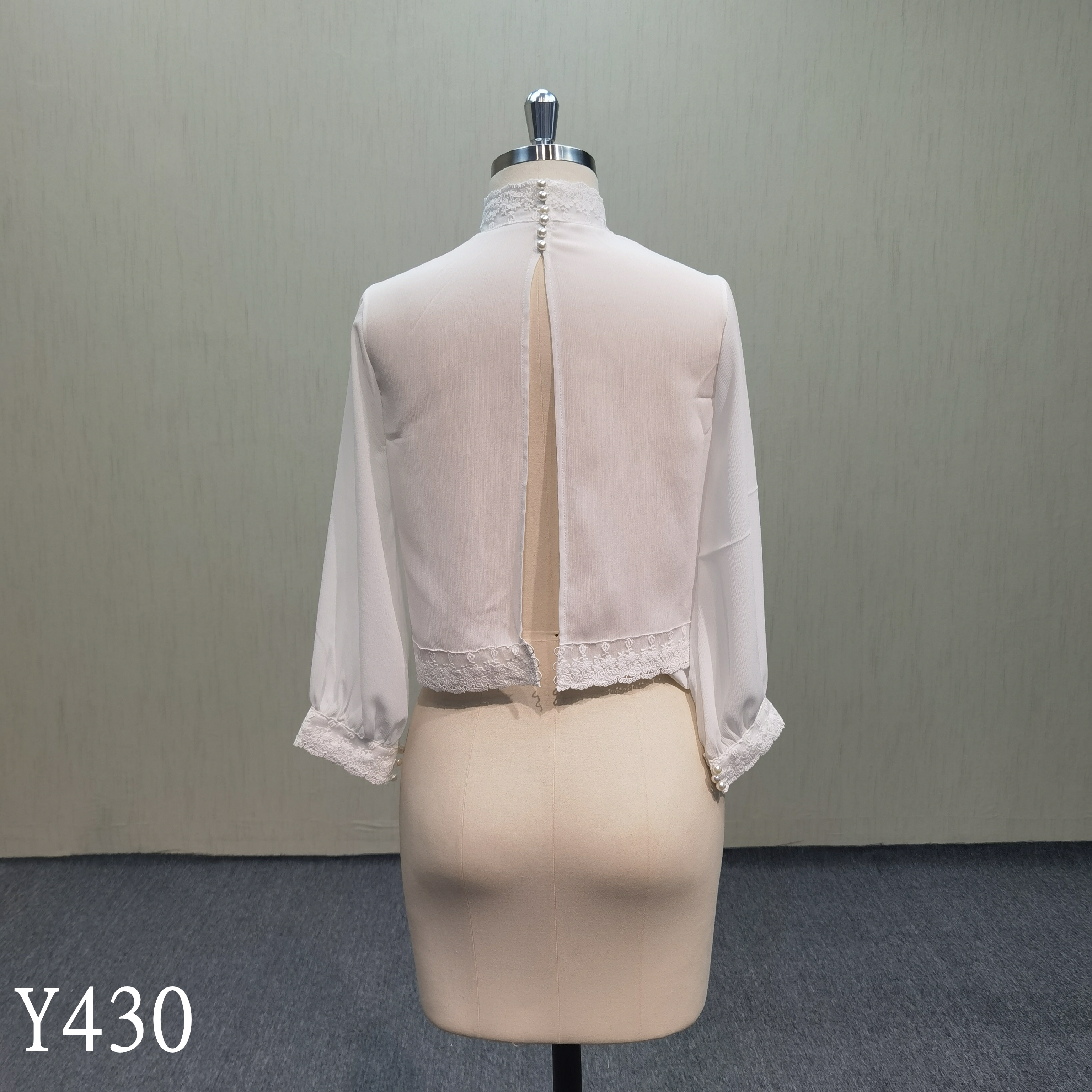 Y430 Chiffon bolero jacket
