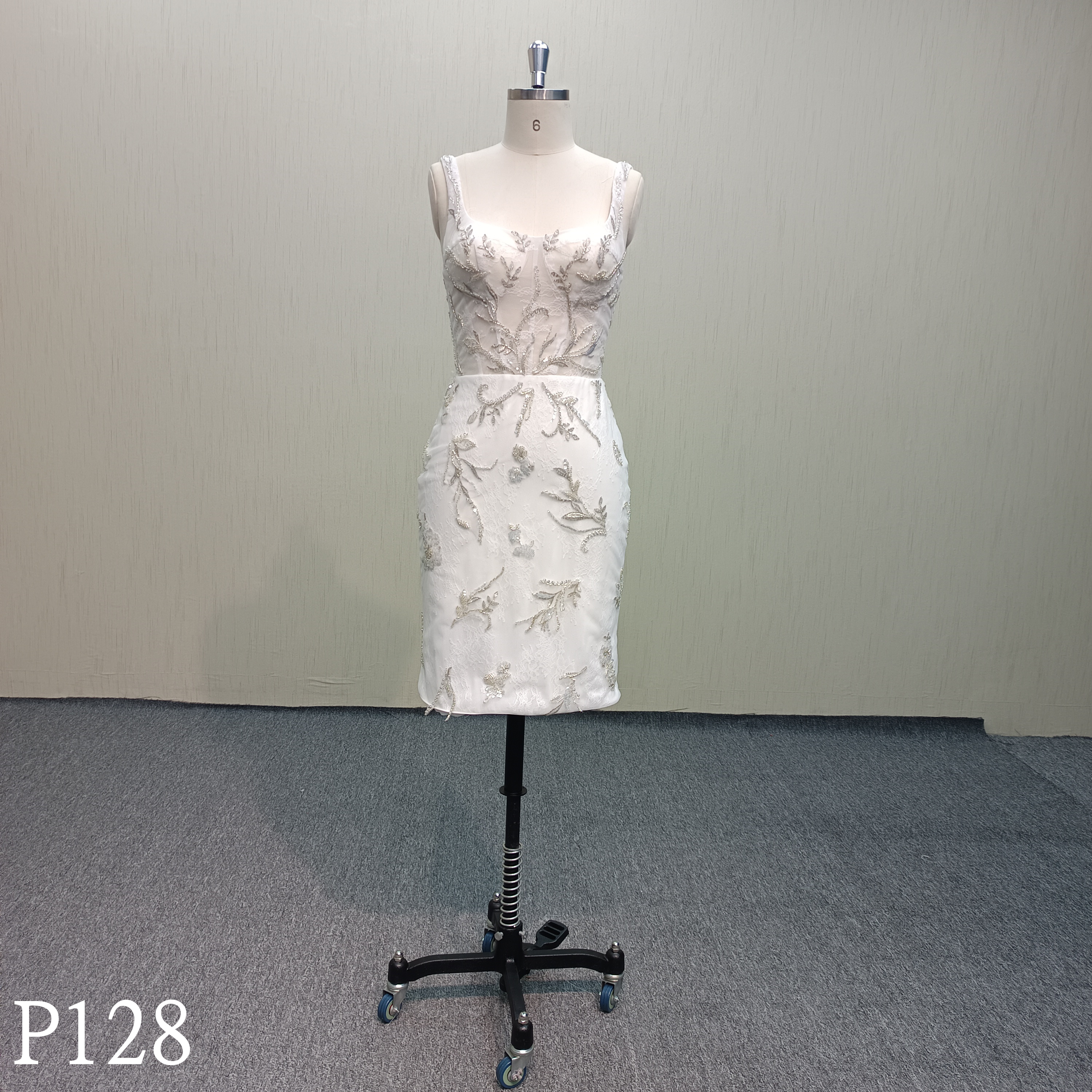 P128 Detachable backless two-piece mermaid dress