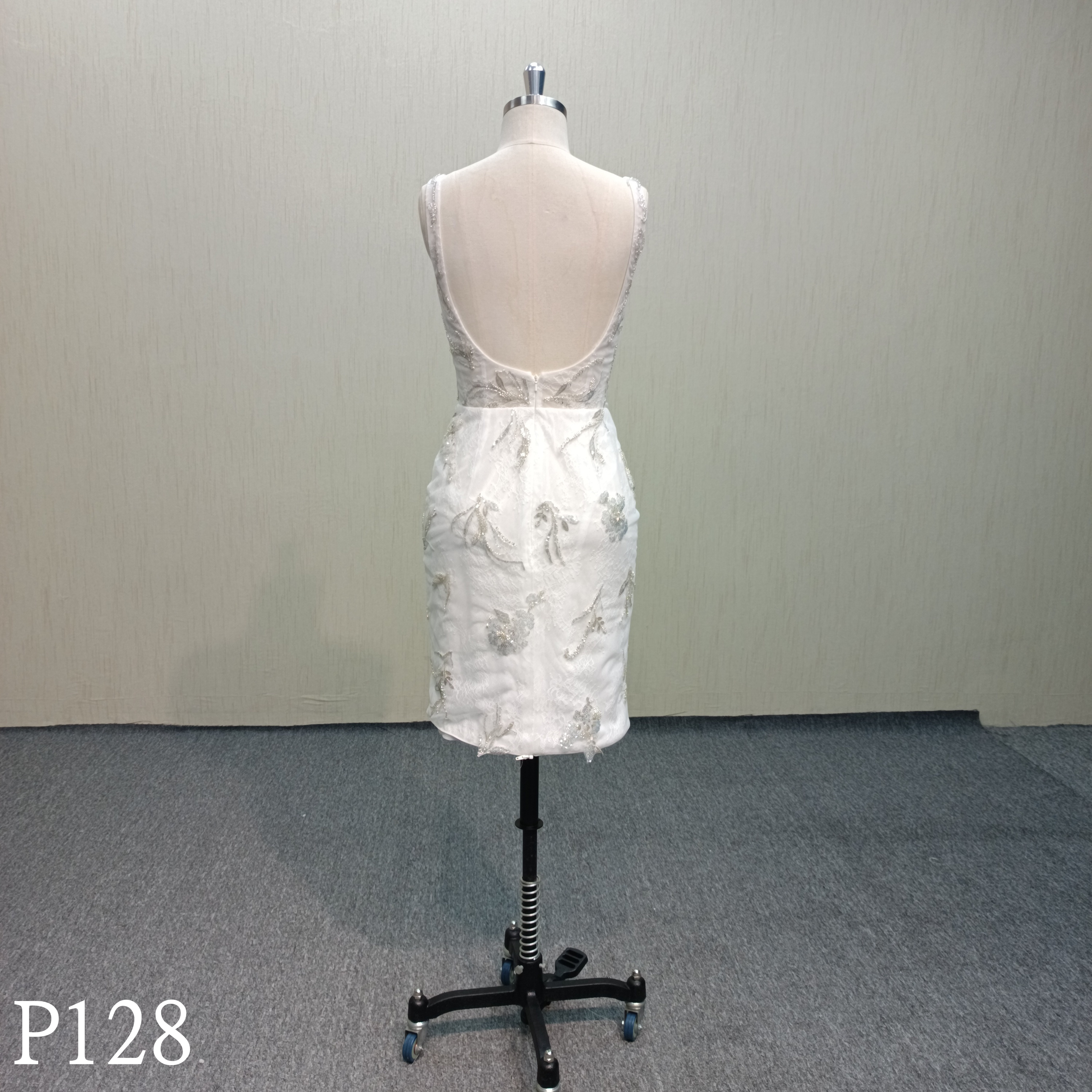 P128 Detachable backless two-piece mermaid dress