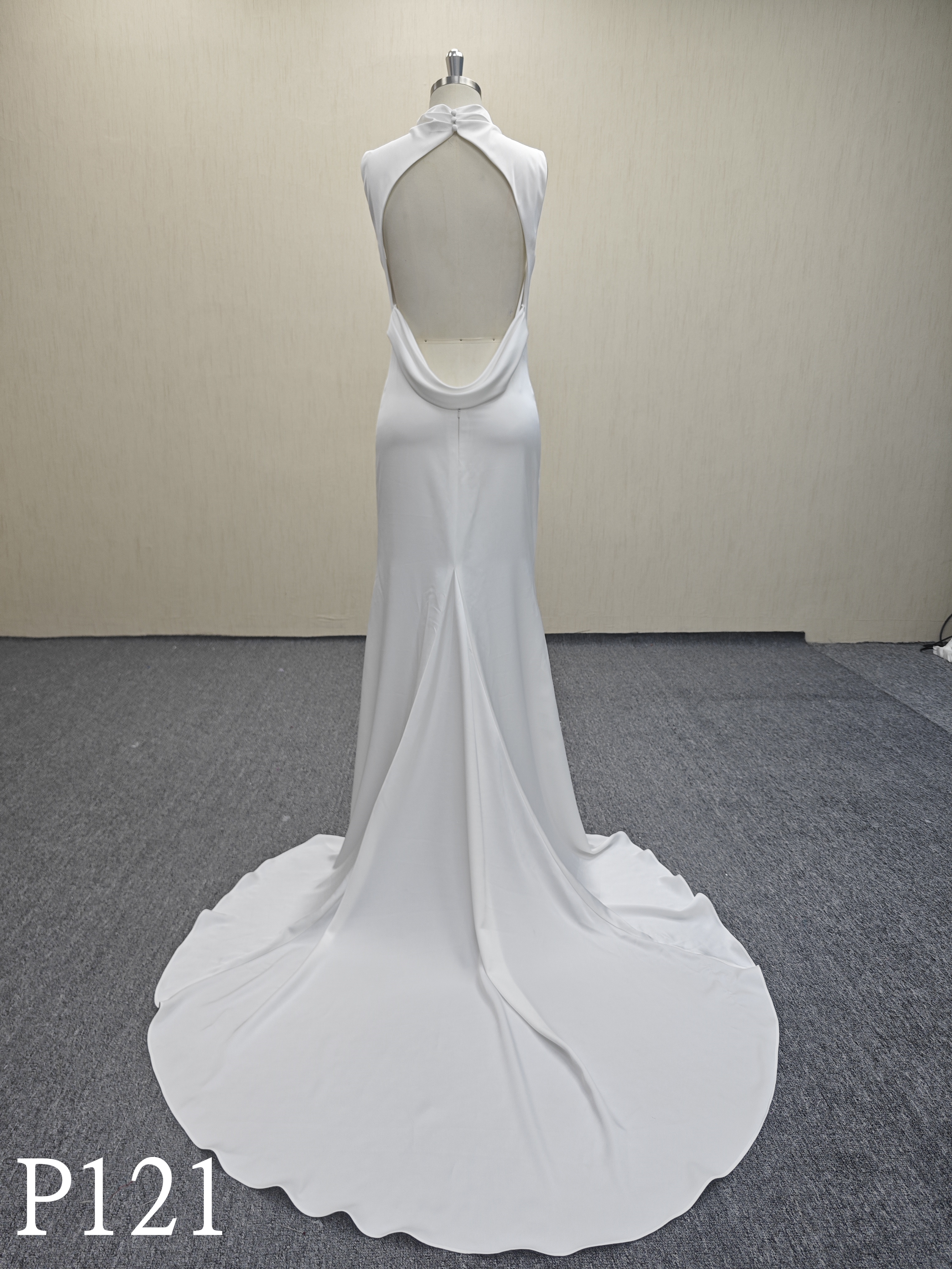 P121 Detachable tulle wedding dress