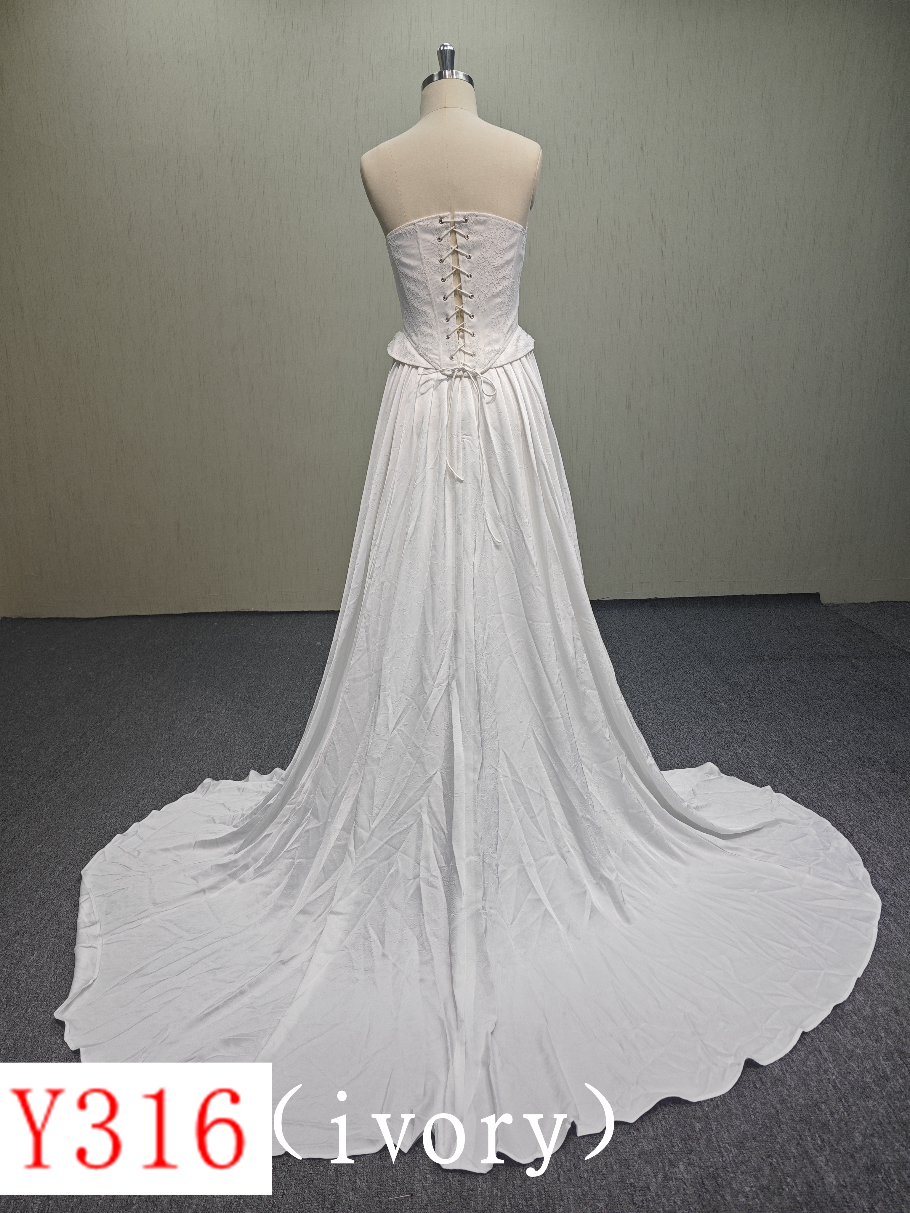 Y316 French Simple Wedding Dress