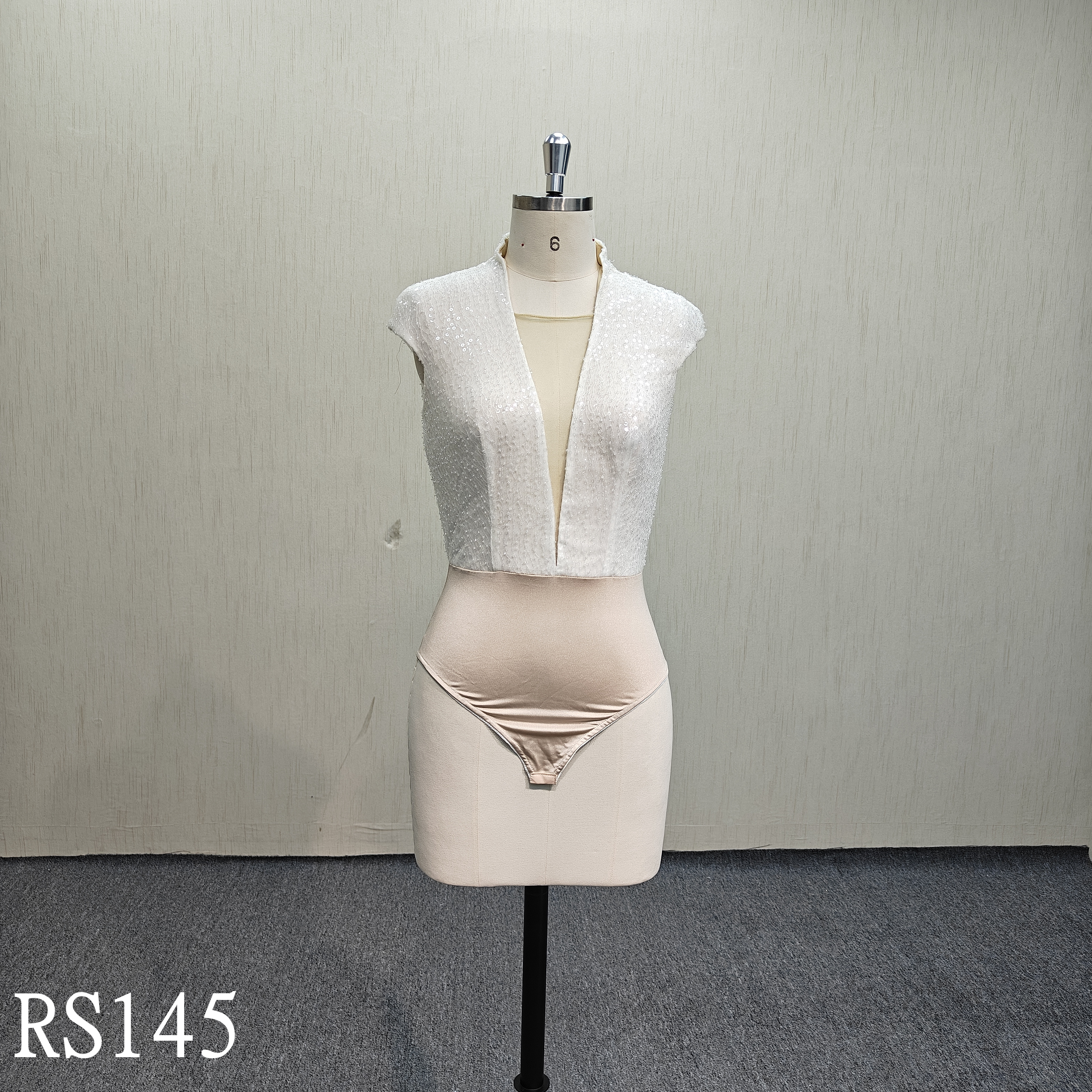 RS145 Top of One Pit with Invisible Zipper