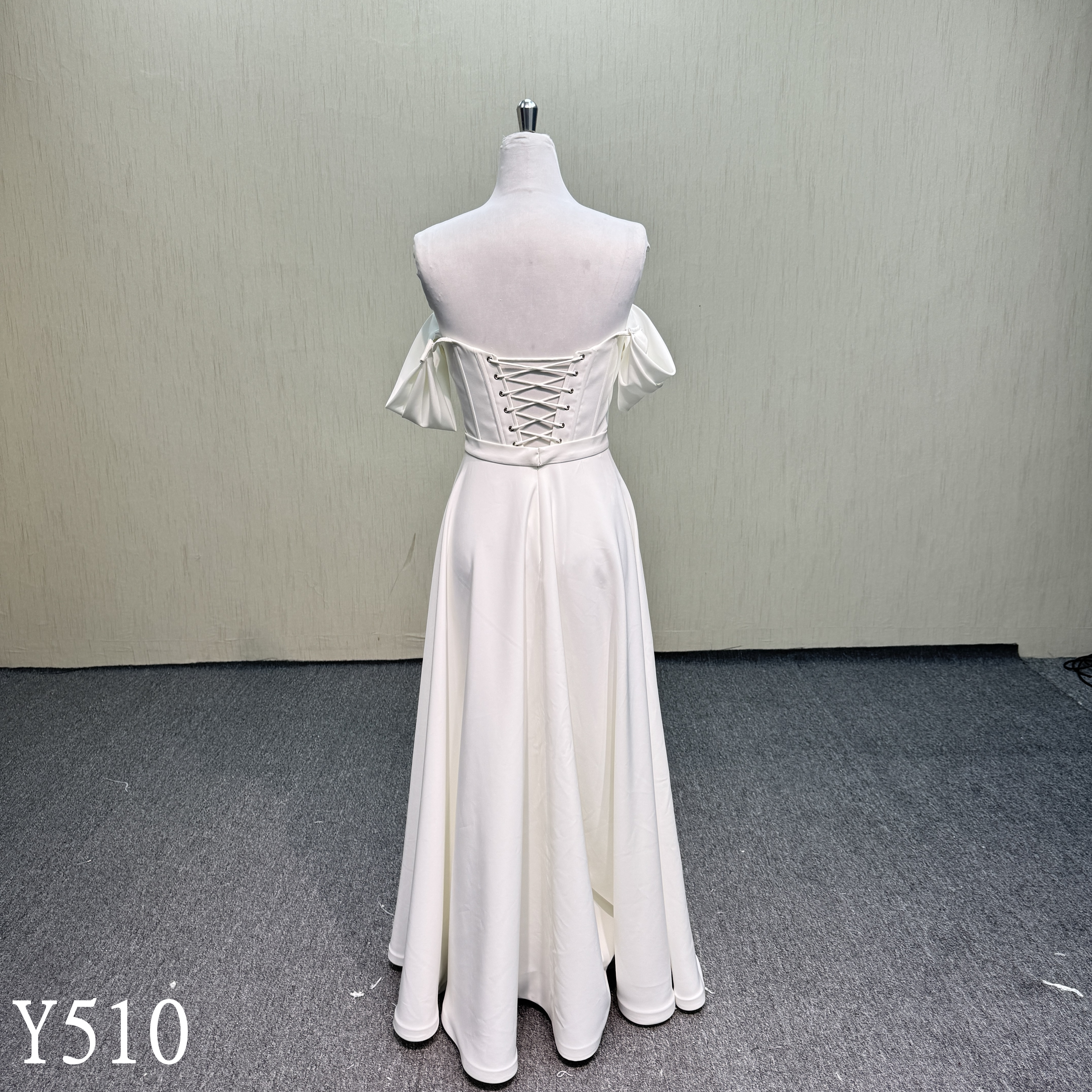 Y510 Movable One-shoulder Wedding Dress