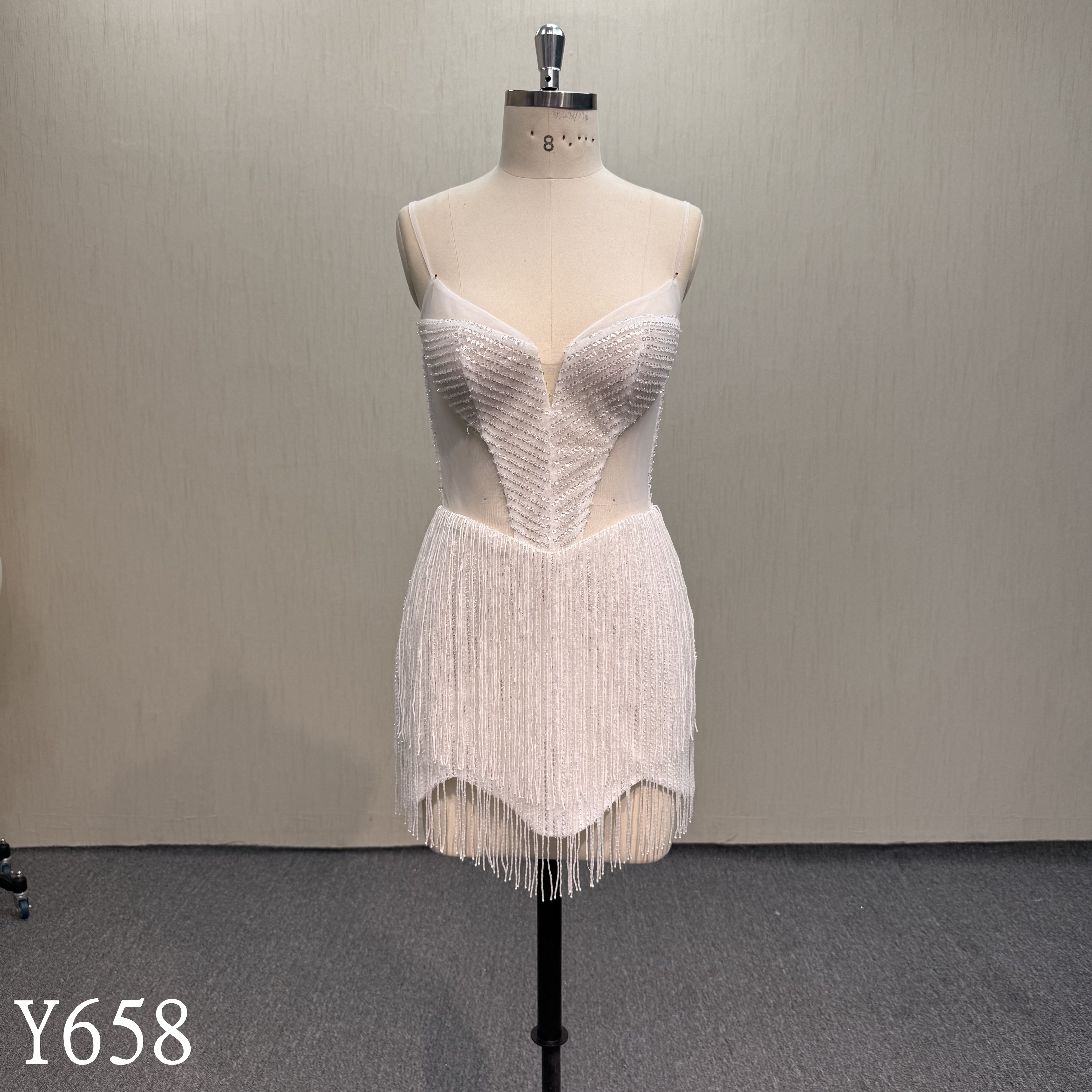 Y658 Tassel Beading Dress