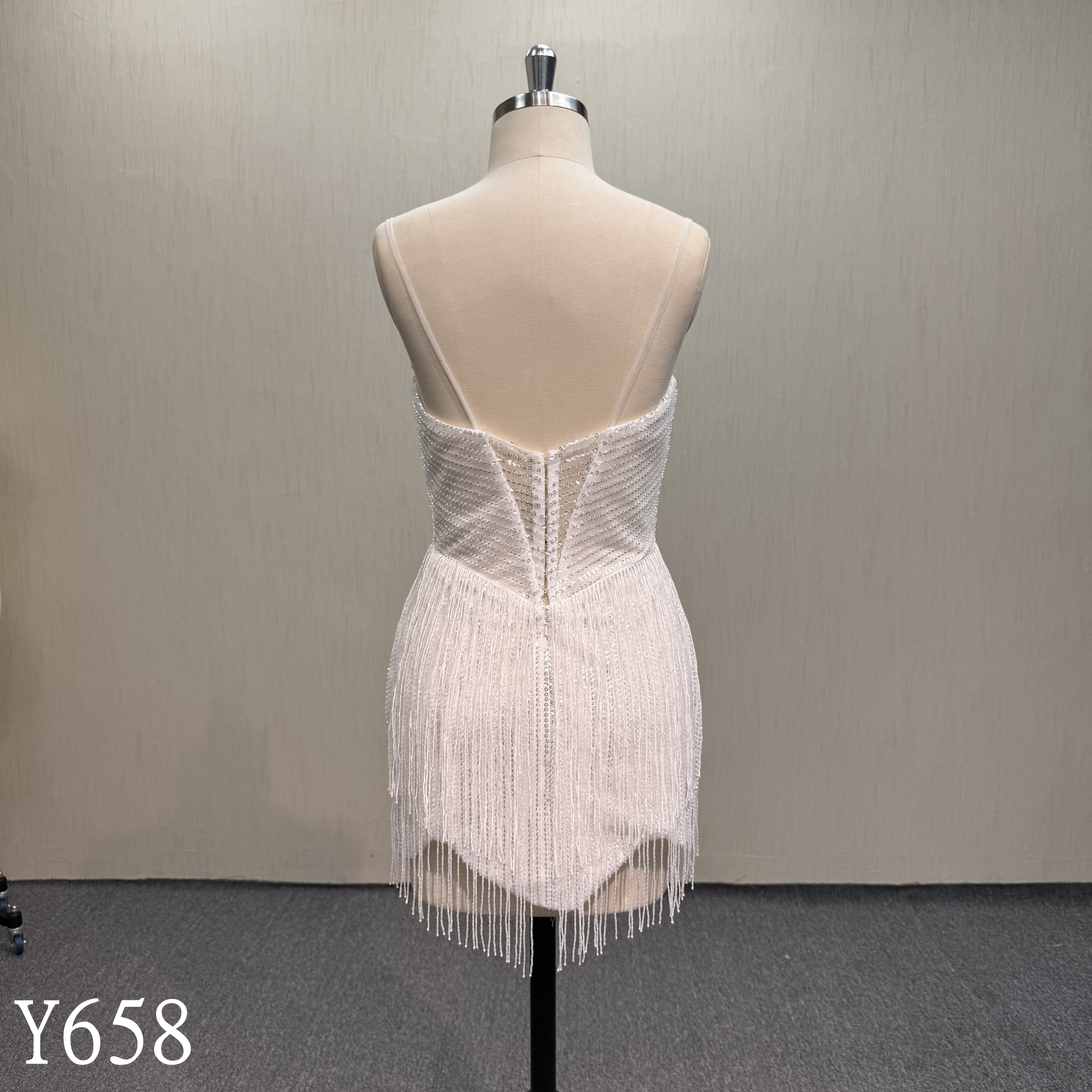 Y658 Tassel Beading Dress