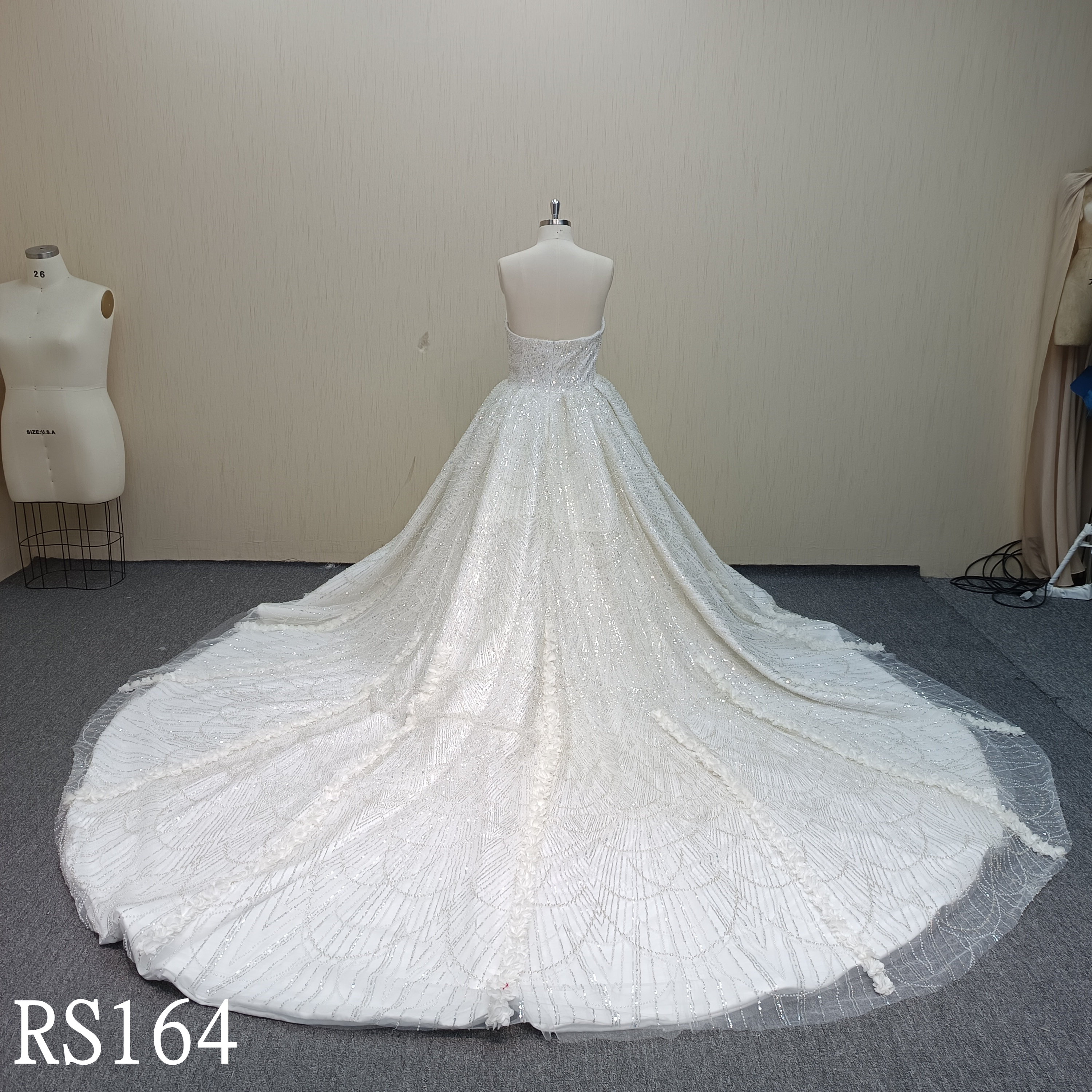 RS164 Luxury heavy industry wedding dress