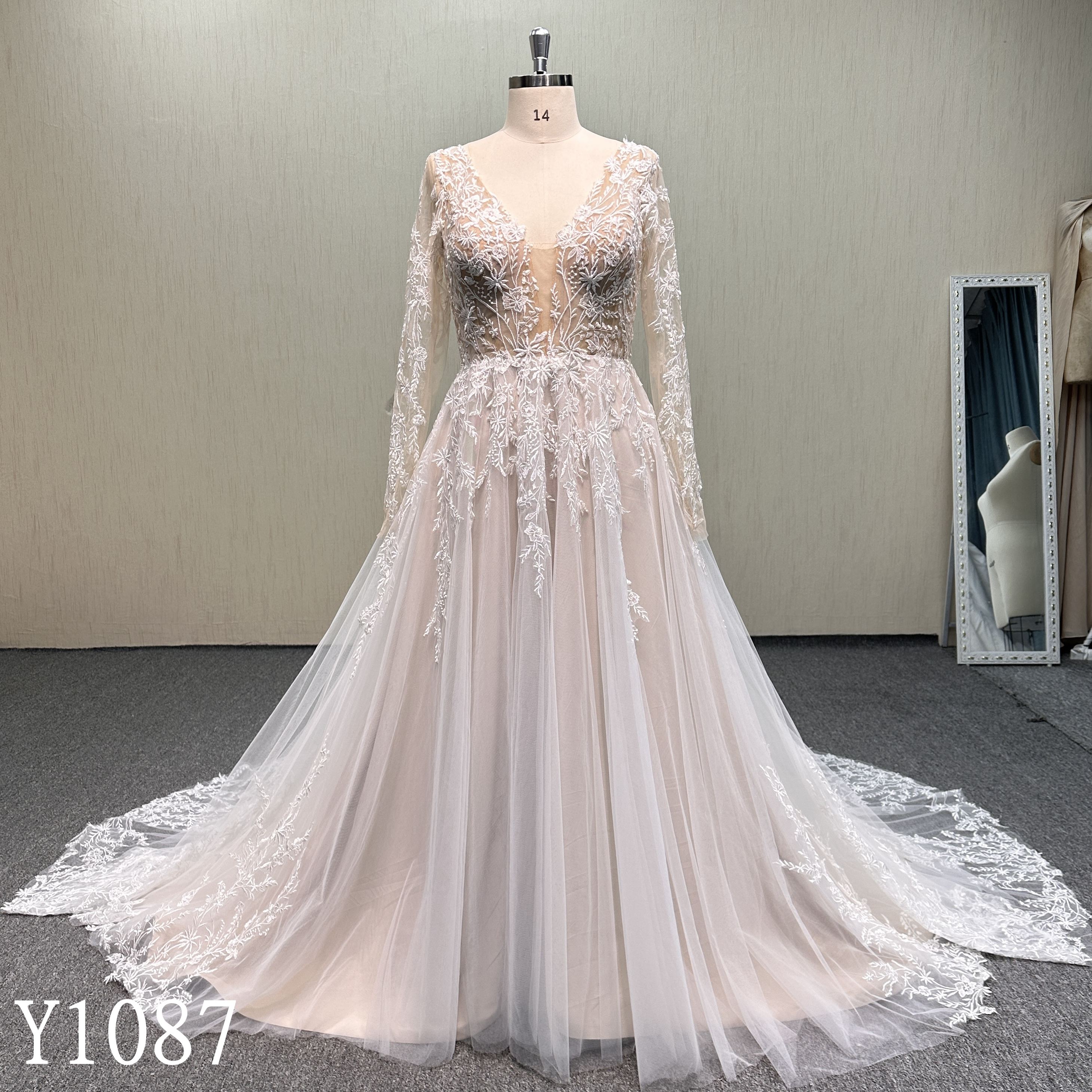 A Line Wedding Dresss