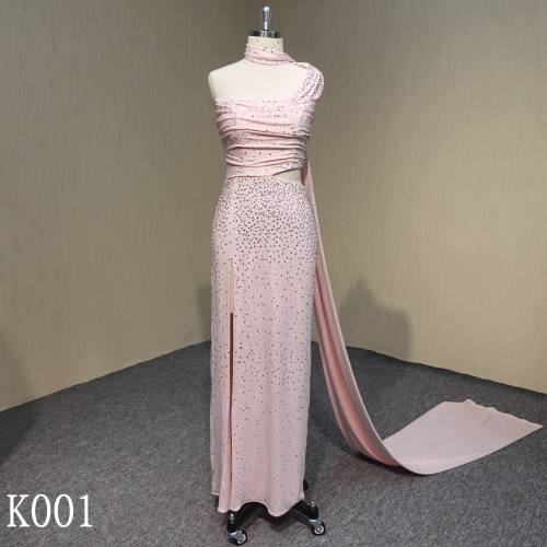 K001 Evening dress with diamond made in China