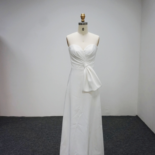 Y023 A-Line Sweetheart Neck Bridal Gown with Detachable Trailer