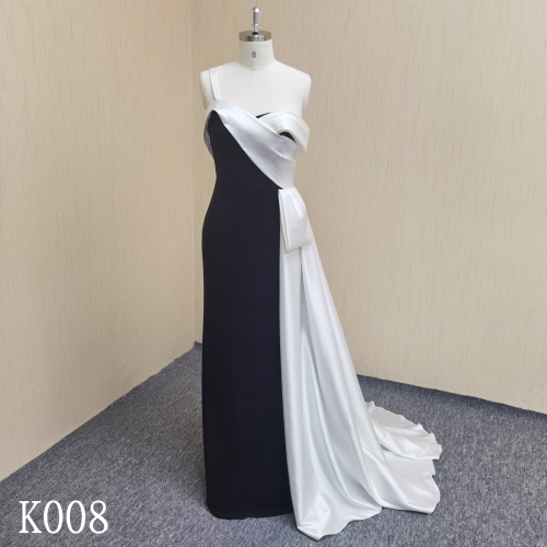 K008 Evening dress with Pleat made in China