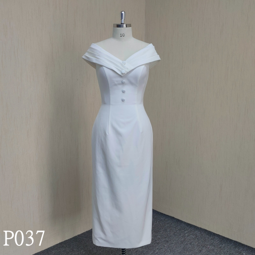 P037 V-neck Mermaid Wedding Dress Fashion design