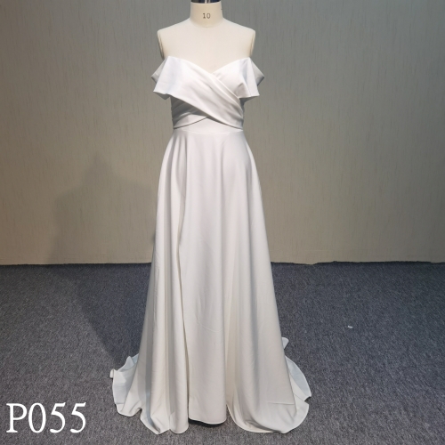 P055 Sweet heart  Sleeveless  Wedding Dresses  made in China