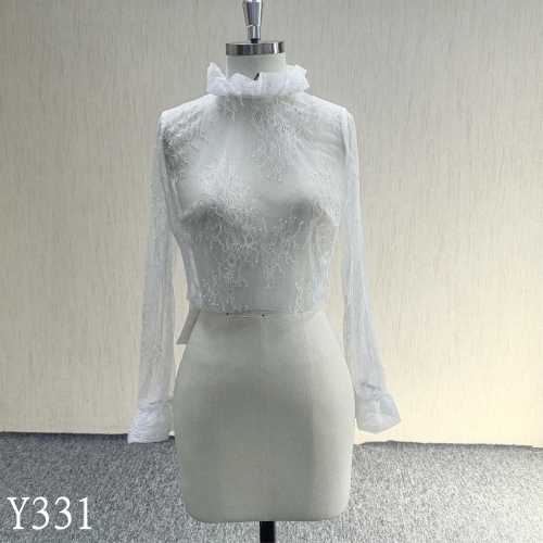 Y331 lace see-through top  made in China