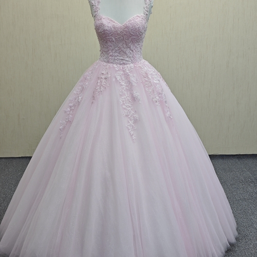 RS134 Elegant and luxurious sweetheart neckline A-line wedding dress