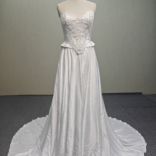 Y316 French Simple Wedding Dress