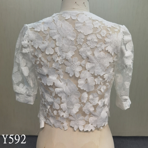 Y592 Lace Flower Top