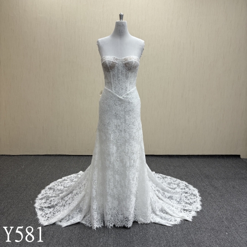 Y581 Pretty Mermaid Wedding Dress