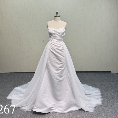 A0267 Semi-sweetheart Wedding Dress
