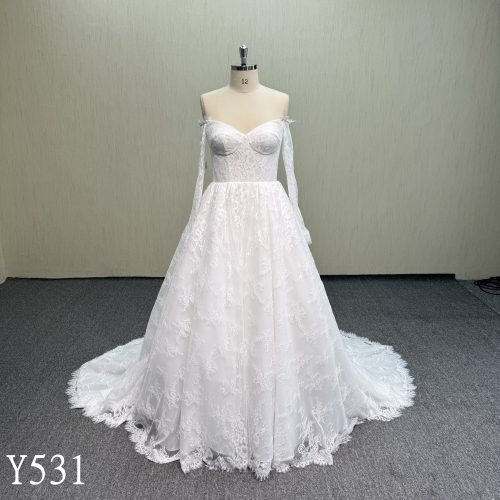 Y531 Sweetheart Ball Gown Wedding Dress