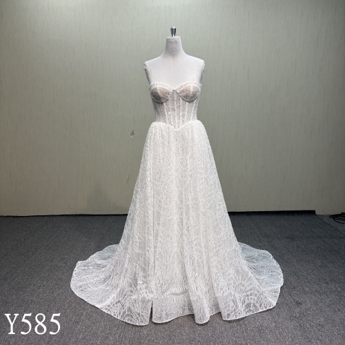 Y585 Sweetheart Ball Gown Wedding Dress