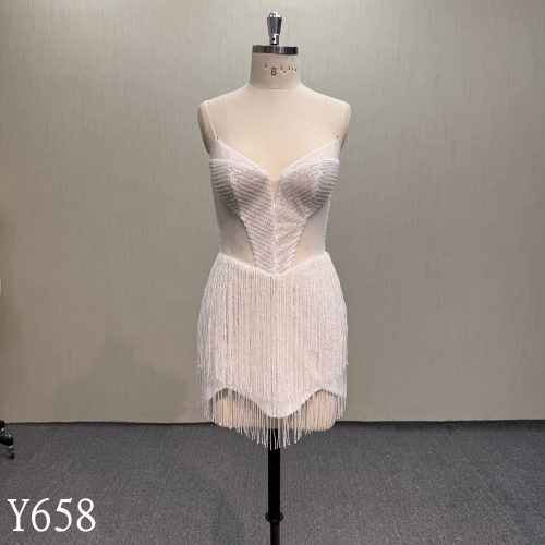 Y658 Tassel Beading Dress