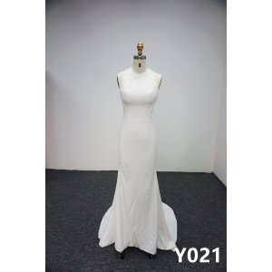 Y021 3D Floral Mermaid Bridal Gowns