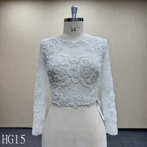 HG15 Embroidered Coat with Long Sleeves