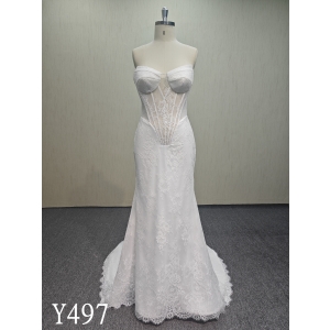 Y497 Sweetheart Mermaid Wedding Dress