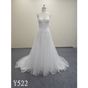 Y522 Semi-sweetheart Wedding Dress