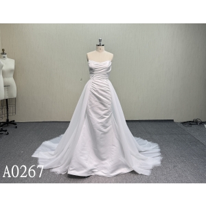A0267 Semi-sweetheart Wedding Dress