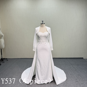 Y537 Wedding Dress with three way to wear