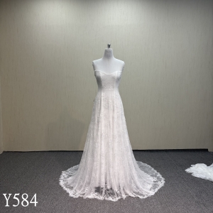 Y584 Semi-sweetheart Mermaid Wedding Dress