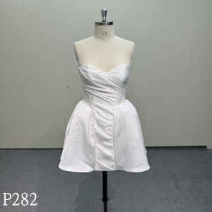P282 Sweetheart Mini Dress with Lumbar Perspective