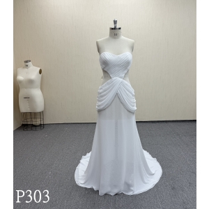P303 Sweetheart Wedding Dress with hollow waist