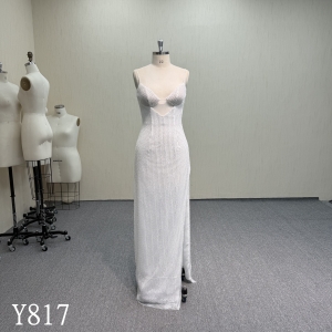 Y817 Mermaid Wedding Dress with Split