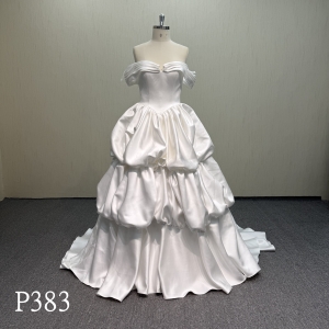 P383 Stunning Pick-Up Skirt with Cloud-Like Bubble Ruffles